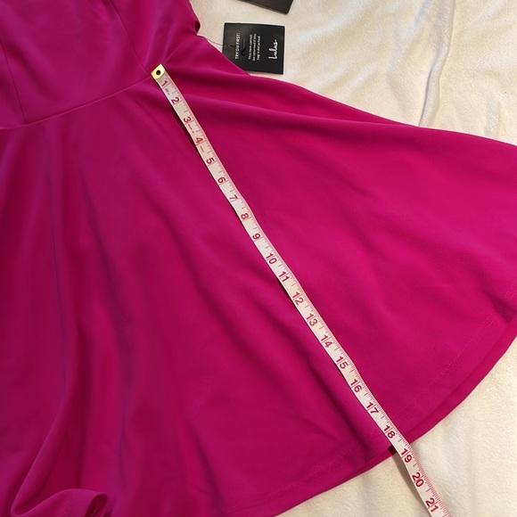 Lulus Call Back Backless Skater Dress Fuschia NWT - Picture 12 of 12